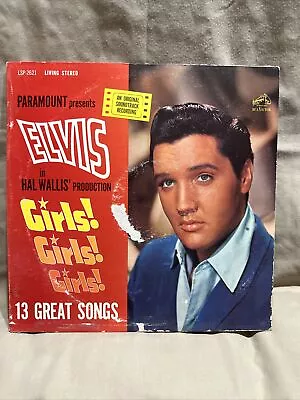 Elvis Presley In Girls Girls Girls Vinyl LP RCA Rockaway Pressing LSP2621 • $5