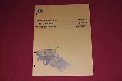 $2.95 • Buy John Deere How To Fine Tune Your Corn Head For Higher Profits, Product Service