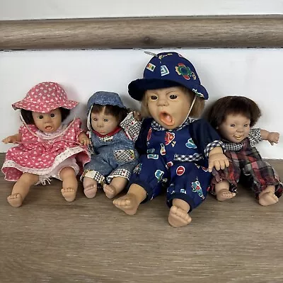 Lot Of 4 Vintage GiGo My Pals Happy Pals Kids Beanbag Toy Dolls 8- & 6-inch • $29.99