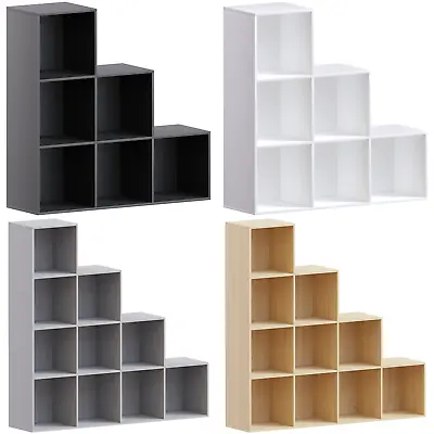 £51.99 • Buy 6 10 Cube Storage Bookcase Unit Shelf Home Office Organiser Display Box Shelving