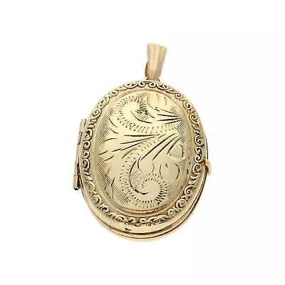 Pre-Owned 9ct Yellow Gold 4 Photo Family Locket Pendant  9ct Gold For Her • £189.75