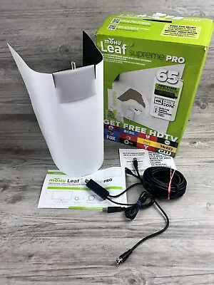 Mohu Leaf Supreme Pro Amplified Indoor HDTV Antenna With Signal Indicator 12ft • $39.99