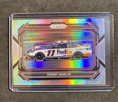 2023 Panini Prizm Racing Denny Hamlin Silver Prizm Parallel #96 NASCAR • $2.50