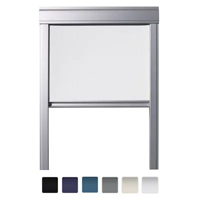 Blackout Roller Blinds For VELUX Skylight Roof Windows Popular Colours Manual • £67.69