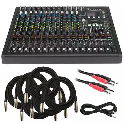 Mackie Onyx16 16-Channel Analog Mixer W/Multitrack USB CABLE KIT • $674.99