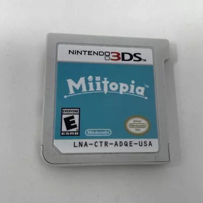Miitopia Nintendo 3DS DS 2DS Tested Cartridge Only - Authentic • $19.99