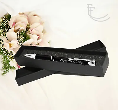 Personalised Mothers Day Engraved Metal Pen Gift Box Mum Nan Aunty Present Gift  • $12.95
