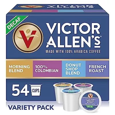 Decaf Variety Pack 54 Count Single Serve Coffee Pods For Keurig K-Cup Brewers • $38.91