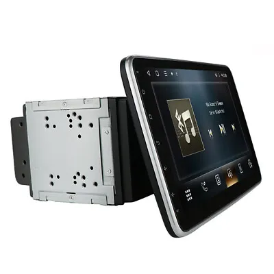 Double 2DIN Rotatable 10.1'' Android 12 4-Core Car Stereo Radio GPS Touch Screen • $142.68
