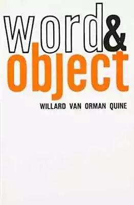 Word And Object - Paperback By Willard Van Orman Quine - Acceptable • $8.55