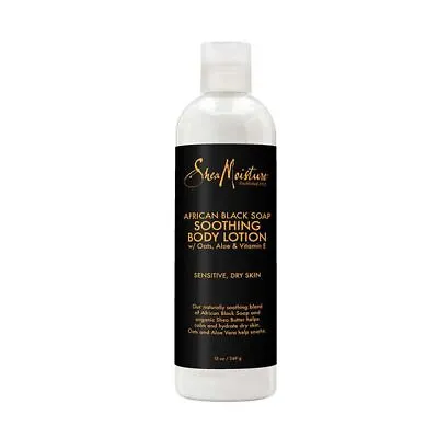 £13.48 • Buy SHEA MOISTURE AFRICAN BLACK SOAP SOOTHING BODY LOTION 13 Oz