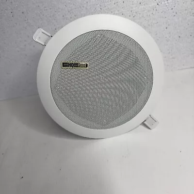 HQ POWER Ceiling Speaker VDSMB10 Round 100V 6W 91dB 5 1/4” 6 1/4  White Boxed • £9.95