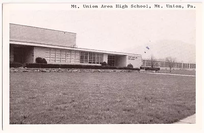 Pennsylvania Mt Union Area High School Mt Union PA Vintage Postcard • $6.95