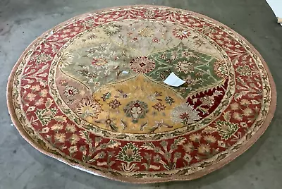 MULTI 8' X 8' Round Back Stain Rug Reduced Price 1172665119 HG111A-8R • $193