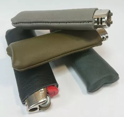 New Leather Lighter Case Cover  Fits BiC  • $12.95