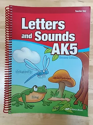 A Beka Teacher Key Book Letters And Sounds AK5 Second Edition Like New 2016 Vers • $12