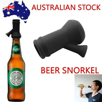 New Beer Snorkel Funnel Drinking Straw Games Hens Bucks Party Entertainment Oz • $6.98