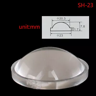 1Pc PMMA Plano Convex Acrylic Transparent Condenser Lens For Zoom LED FlashligJ4 • $5.06