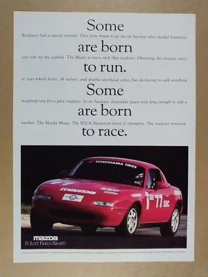 1993 Mazda Miata SCCA SSC Race Car Photo Vintage Print Ad • $9.99