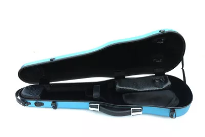 4/4 Violin Case Carbon Fiber Box With Bow Holder Back Strap Strong Light • $138.57