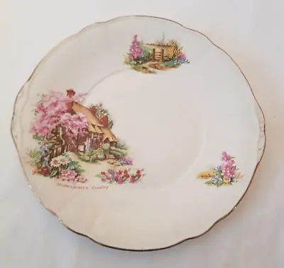 Vintage Washington Pottery Sandwich Plate Shakespeare's Country Cottage Design • £4