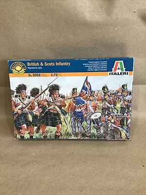 Italeri British And Scots Infantry Napoleonic Wars 1:72  Soldiers  #6058 New • £8.99