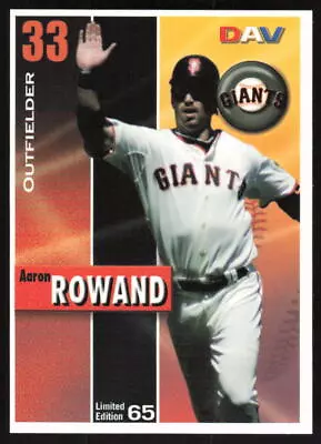 2008 DAV Disabled Veterans 65 Aaron Rowand • $2.99