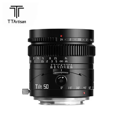 $296.29 • Buy TTArtisan 50mm F1.4 Tilt Shift Full Frame Manual Lens For Leica L/Sony E Mount