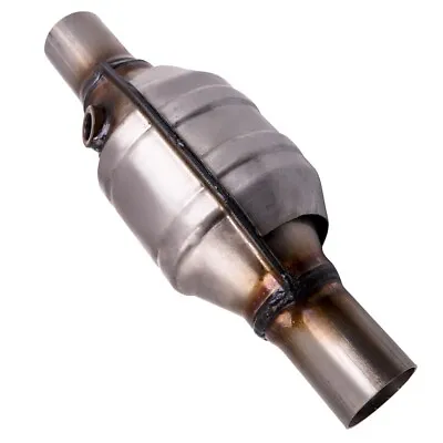 Catalytic Converter 2  Inlet/Outlet 13  Length For Chevrolet Volvo + Heat Shield • $39