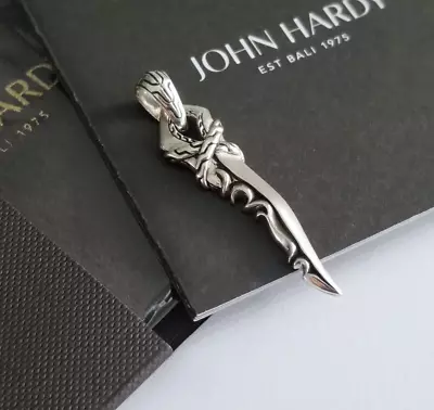 JOHN HARDY - Keris Dagger Classic Collection Sterling Silver Pendant - Pristine! • $275