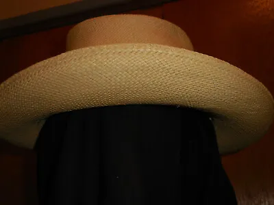 Panama Hat Vintage 7 Classic Superior Quality Elegant NICE! • $68