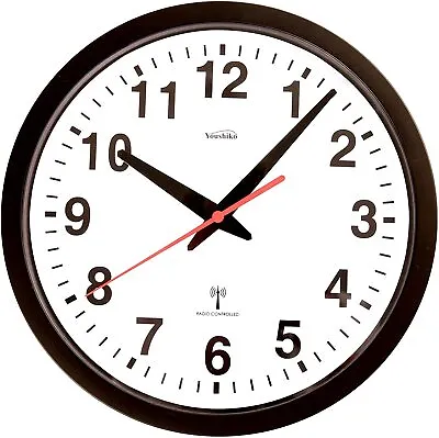 Youshiko Radio Control Wall Clock (Official UK & Ireland Version) 25cm / 10-Inch • £24.99