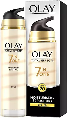 Olay Total Effects Anti-Ageing Moisturiser And Serum Duo SPF 20 40ml • £14.71