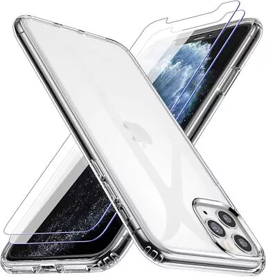 Clear Silicone Shockproof Soft Case For IPhone 15 Pro 14 13 12 11 XS Max XR 8 6+ • $10.49