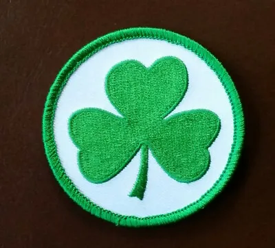 New Green Clover Patch Irish Shamrock Notre Dame Embroidered Iron-On  • $4.79