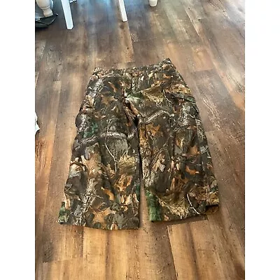 Mens American Traditions Real Tree Camo Hunting Pants Cargo Pants Men’s XL Short • $19.99