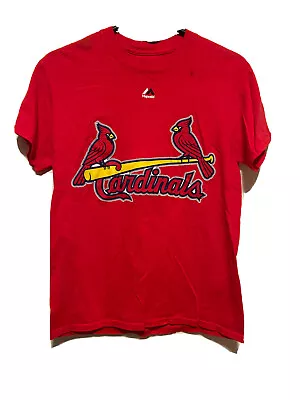 St. Louis Cardinals Jersey T-Shirt Adult Mens Size S Majestic Matt Holliday #7 • $12.99