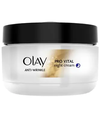 Olay Anti-Wrinkle Night Cream Pro Vital And Anti-Wrinkle Firm & Lift 50 Ml - New • £9.99