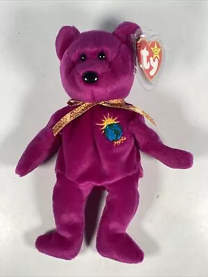 1999 TY Beanie Baby | Millenium Bear | *Retired* • $10.04