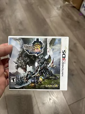 Monster Hunter 3 Ultimate (Nintendo 3DS 2013) CIB Complete • $20