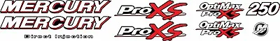 Mercury Pro XS Replacement Decals Outboard 250 HP Decal Kit • $47.16