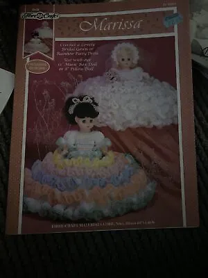 £1.50 • Buy Fibre-Craft Marissa Doll Outfit Crochet Pattern FCM453 Bridal Gown / Party Dress