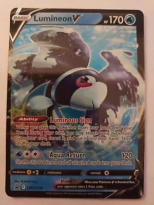 Pokémon Lumineon V SWSH250 Black Star Promo • $1.99