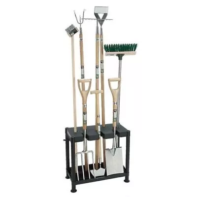 Tidy Garden Tools Rack Shelf Storage Stand Holder Floor Standing Organiser • £19.99