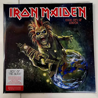 Iron Maiden - Eddie Rips Up London 2005 Vinyl 2 LP Record New Pic Disc • $59.99