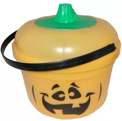 Vintage 1993 McDonalds Happy Meal Halloween Pumpkin Pail Trick Or Treat Bucket  • $19.99