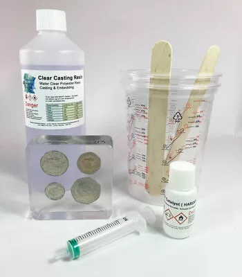 £11.95 • Buy Water Clear Casting Resin Water Clear Kit  -500g , 1kg , 2kg & 5kg