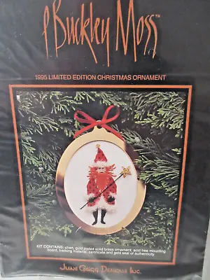 P Buckley Moss 1995 CHRISTMAS ORNAMENT Counted Cross Stitch KIT • $9