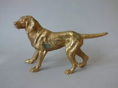 Dead Heavy Gold Metal Pointer Setter Spaniel Hunting Hunt Sport Retriever Dog • $27.99