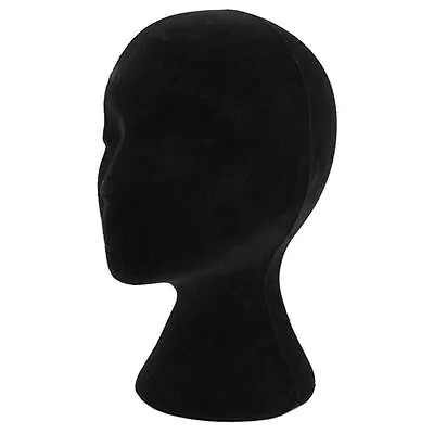 Black Male Foam Mannequin Manikin Head Model Wigs Glasses Hat Display • $15.99